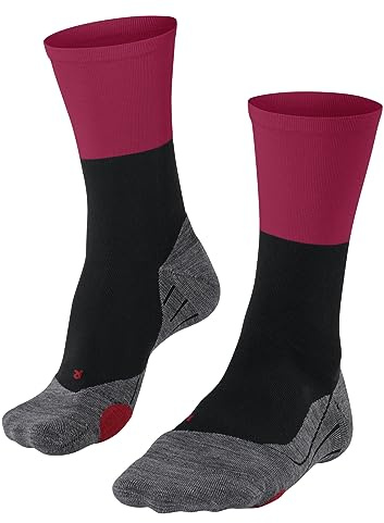 FALKE Unisex Fahrradsocken BC Gravel U So Baumwolle Funktionsmaterial antiblasen 1 Paar, Schwarz Black 3008, 46-48