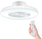 BEPER P206VEN650 Ceiling Fan with Light and Remote Control, 60 cm - Ceiling Fan with 3 Colour LED Light, Timer, Silent Night Mode
