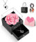 GOICC Idea Regalo per Lei, Rosa Eterna con I Love You, Collana, Confezione Regalo per la Festa della Mamma, Regali San Valentino,Compleanno, Anniversario, San Valentino per Fidanzata, Moglie (Rosa)