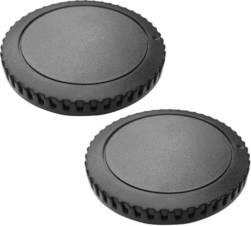 Tapa de cuerpo para cámaras Canon EF-S, EOS, 90D, 80D, 77D, 70D, 60D, 5Ds, 1DX, 5D, 7D, 6D, Mark II III, 200D, Rebel T7, T6, T5, T3, T8i, T6i, T7i, T6S, T4i, T5i, SL3, SL2, Hxdzieory (2 unidades)