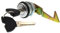 EIOLWJIEO 3 pz/Set Serratura del Bagagliaio Scatola Posteriore del Motociclo Baule Scooter Coda Moto Scatola di Coda Posteriore elettrica Baule Posteriore Serratura del Baule Posteriore