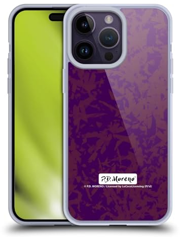 Head Case Designs Offizielle P.D. Moreno Violett Muster Softgelhülle Kompatibel Mit Apple iPhone 14 Pro Max Und Kompatibel Mit Magsafe Zubehör