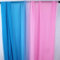 Ombre Stoff 2-Ton-Farbverlauf 100D Chiffonstoff, zur Herstellung von Tanzbekleidung, Kostümen, 150 cm breit, Meterware (Blau Rosa)