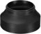 PATIKIL Parasol de Lente de Cámara de 72 mm, Protector de Lente de Goma Plegable Que Bloquea el Exceso de Luz Solar para Reducir el Destello y el Resplandor de la Lente, Negro