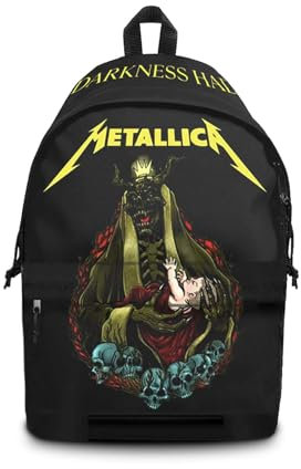 Rocksax Unisex Metallica Daypack-If Darkness Had a Son Tagesrucksack, Schwarz
