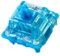 GATERON Phantom Blue Clicky-Tastaturschalter, RGB-LED, 60 GF, Tastenschalter für mechanische MX-Tastatur (Blau, 110 Stück)