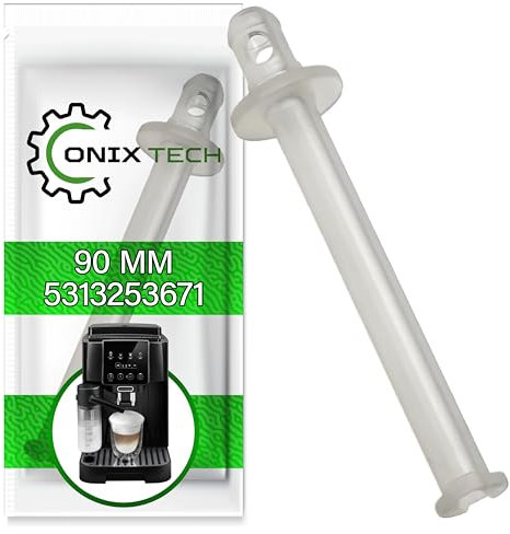 Tube à Lait pour Machine a Cafe 90 mm avec Code Original 5313253671 pour DeLonghi Lattissima EN500 EN510 - Garantie de 5 Ans - ONIX TECH