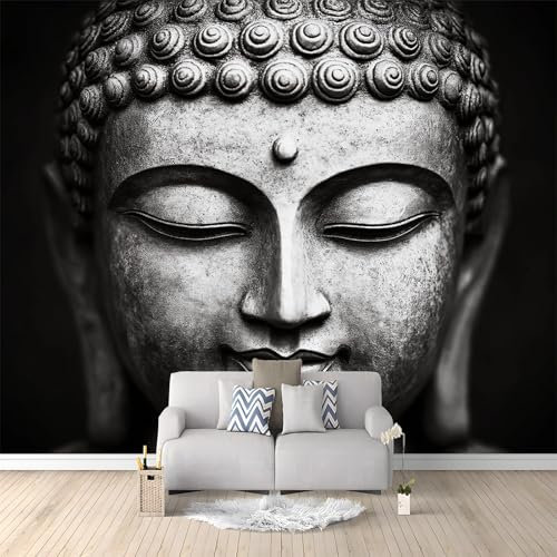 Générique Papier Peint Intissé 3D Relief Vintage Gris 300x210 cm Papier Peint Mural Poster Tableaux Muraux Tapisserie Photo, Chambre D'enfants Mural Personnalisé pour Salon Chambre Décor