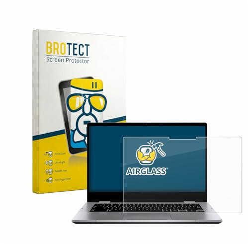 BROTECT Schutzglas für ASUS Chromebook Flip CX1 CX1400FKA Schutzfolie Panzer Folie Glas[Extrem Kratzfest 9H, Anti-Fingerprint, Ultra-Transparent]