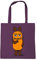 Logoshirt® Die Sendung mit der Maus I TV-Maus I Baumwolltasche I violett I Lizenziertes Originaldesign