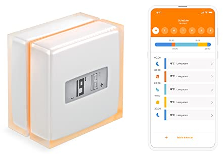 Netatmo by Starck Smart Thermostat for Individual Boilers, multicolour, NTH01-IT-EC (Italian version)