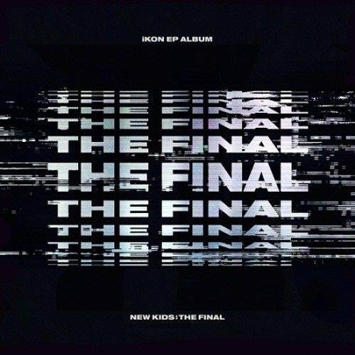 iKON - [NewKids:The Final EP Album Blackout CD+Poster(On)+Booklet+PhotoCard+Sticker K-POP Sealed