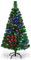 BPIL Artificial Christmas Tree Multicolor Lights Fibre Optic Tree 4ft/120cm Xmas Event Festival Seasonal Decoration Tree with Stand Perfect for Indoor and Outdoor Holiday Decoration