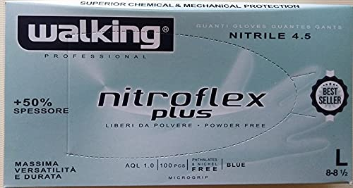 100 Guanti Monouso Nitrile Taglia L