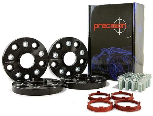 PCD Hub Adapters 5x120 65.1 Hub -5x112 66.6 Wheel for VW Transporter T5-2Pr | Precision Designed to allow 5x100 PCD Hubs to accept 5x112 PCD Wheels - Precision 20mm PCD Hub Adpaters