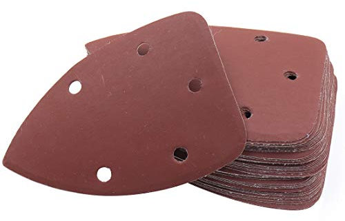 Sydien 50 hojas de lija de papel de lija de grano 1000 para lijadora de 140 mm