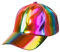 Boland 04299 - Mütze Holo, holografisch, Cap, Basecap, Kopfbedeckung, Rapper, Mottoparty, Karneval