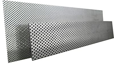 Schlögel GmbH Acero Inox. Chapa Perforada 2,0mm Rv5-8 Longitud 1m 1.4301VA (80x1000mm)