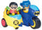 Toomies- DC Comics Batman E73260 Batcycle 2-en-1 Ensemble Moto et Side-Car-Fixation sur Le côté Bout-Propulsion grâce à Un mécanisme à Friction-À partir de 12 Mois, Multicolore