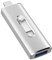 KOOTION Memoria USB [USB 3.1, 128G] 2 en 1 Ajustable Pendrive Tipo C 128GB Ligero Pequeño y Práctico Pendrive USB C Dual Interface Duradero USB Flash Drive para Ordenador/TV/Coche/Player, ect (Plata)