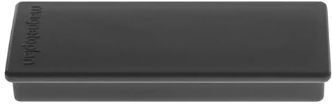 magnetoplan | Rechteck-Magnet | BxLxH 22 x 55 x 8 mm | VE 60 Stk | schwarz