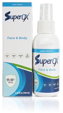 Superox Hautspray – kleinere Schnitte, Narben, Tattoo- und Piercing-Nachsorge, natürlich und nicht reizend, 100 ml