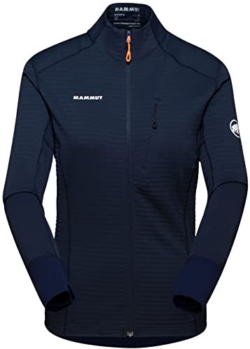 Mammut Taiss Light ML Jacket Women | Giacca in Pile Sportiva da Montagna da Donna con Zip | Marine, L