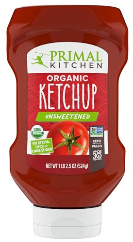 Primal Kitchen Organic Unsweetened Squeeze Ketchup, 18.5 OZ