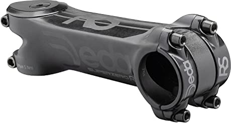 Deda Superzero RS Vorbau – 2014 Alloy Aero Road Vorbau mit 3D geschmiedetem Flachprofil, Titan-Schwarz-PVD-Schrauben, 82° Winkel, 31,7 mm Klemme – ultraleichtes Aero-Cockpit-Upgrade