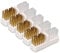 5pcs Nail Drill Bit Cleaner, Portable Size Bristles Metal Plastic Nail Bit Cleaning Accessories, White Copper Colored