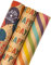 Holijolly Kraft Geburtstag Geschenkpapier Rolle - Mini-Rolle - 43,2x305cm pro Rolle - Bunte Ballon und Diagonalstreifen (42,3 sq.ft.TTL)