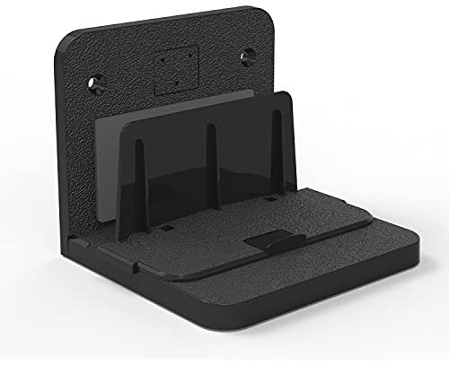 WiFi Router Wandhalterung Halterung Unterstützt Set-Top-Box/Mac mini/Apple TV Box/Optische Katzen/Schalter/Festplatte/Mobilstrom/Tablet Speicher(Schwarz, 1PCS) UN01
