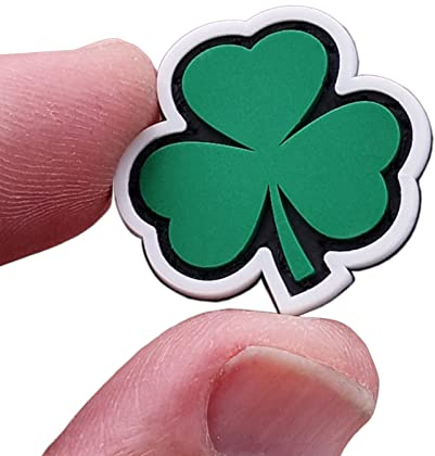 Shamrock Glow Dark PVC Taktischer Aufnäher Irisches Kleeblatt Abzeichen