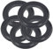 Basket Strainer Plug Waste Rubber Washer ONLY Seal for Kitchen Sink Plug 5PCS (FOR 82 83MM)