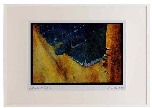 Rural England UK 374012 Walkers In Brecon Beacons, With Pen Y Fan In Background Watercolour A2 Picture Frame Limited Edition A3