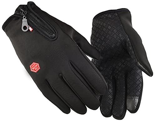 Touchscreen Winterhandschuhe Freezer Thermo Handschuhe Wasserdicht Winddichte rutschfeste Fahrradhandschuhe Wandern,Sporthandschuhe,mit Touchscreen-Funktion Geeiget für Damen und Herren