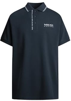 Red Bull Racing X Pepe Jeans Herren RBR Tipped Logo Polo, Blue (Dulwich Blue), M