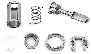 KUWAYO Ajustement for VW GOLF 4 IV MK4 A6 for SKODA FABIA POLO 9N Kit de réparation de cylindre de serrure de porte 604837167 604837168