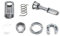KUWAYO Ajustement for VW GOLF 4 IV MK4 A6 for SKODA FABIA POLO 9N Kit de réparation de cylindre de serrure de porte 604837167 604837168