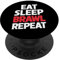 Eat Sleep Brawl Repeat Funny Stars Videospieler PopSockets Klebender PopGrip