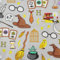 Stoff Meterware Kinderstoff Baumwollstoff - 1 Meter, Nähen, Bettwäsche, Kinder, Baby, Jungen, Mädchen, Bekleidung, Deko (Zauberei Hexe Magier)