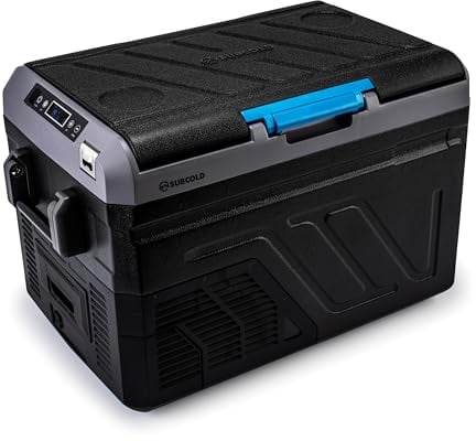 Subcold Trek40 Portable Car Fridge Freezer 40L | 12V/24V/240V Compressor Cool Box for Camping, Trucks, Boats & Travel | Quiet Outdoor Fridge/Freezer for Road Trips & Adventures