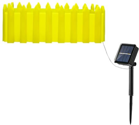HUIOP Luces solares para jardineras,Lámpara para macetas de Exterior con energía Solar, Luces para macetas, balcón, jardín, Maceta con luz LED, decoración de Ambiente de Patio, 8 Modos de