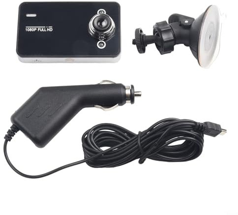 1080P HD Auto-Dashcam mit doppeltem Objektiv vorne und hinten, Loop-Aufnahme und automatischem Einschalten