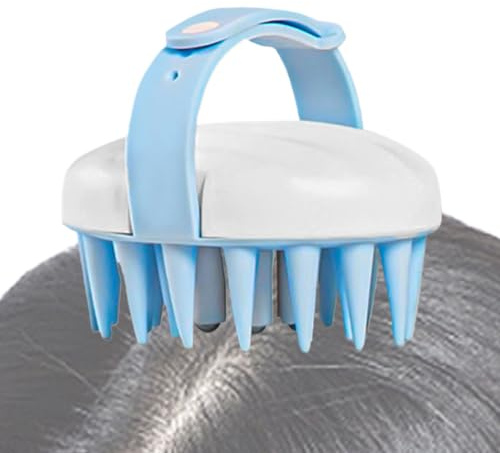 Shampoo-Bürste Rutschfester ergonomischer Griff Massage Haarwäsche | Kopf-Scrubber zur Haarwäsche Haarwäsche für Frauen, auch geeignet für zu Hause, Reise und Hotel