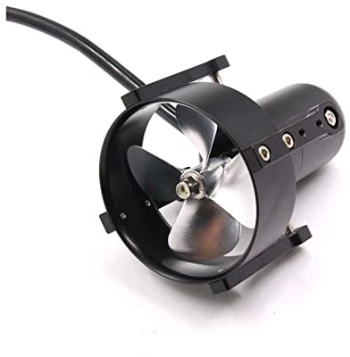 Unterwasserscooter, 4,5 kgf 24 V Unterwasser-Azimutstrahlruder mit 300 m Tiefe, vollständig geschlossener Motor mit Dichtungsdesign for Bootsroboter-U-Boot für Tauchen, Schnorcheln und Pools(Metal pad