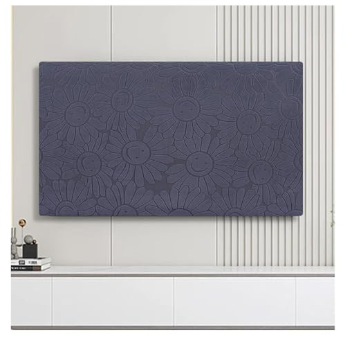 Vnook TV Cover, 42-85 inch TV Cover Dust Cover, Hanging/Desktop TV Protective Cover, For Screen Protection of TVs and Computers at Home(Grey,80-85in)