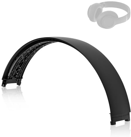 Ersatz Studio Pro Oberkopfband Oberkopfband Reparaturteile Zubehör Kompatibel mit Beats Studio Pro 2023 (Modell A2924) und Studio 3 (Modell A1914) Kopfhörer (Schwarz)