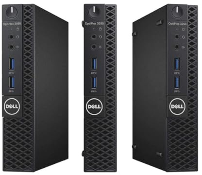 Dell Optiplex 3050 USFF Micro Mini PC Computer Intel Core i5-7500T Wi-Fi Windows 11 Pro (8GB - 500GB HDD) (Renewed)