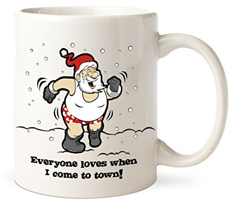 Big Mouth Toys BM1782 Big Mouth Mug Santa Color Change, Kunststoff